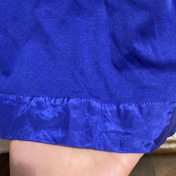 Esprit Blue Long Sleeve Roundneck top - Picture 9 of 10